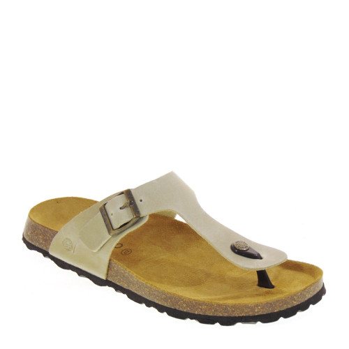 BIO BIO BILL Infradito Bio Uomo Pelle Beige  Suola Gomma