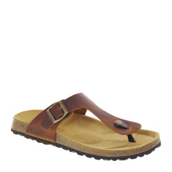 BIO BIO BILL Infradito Bio Uomo Pelle Cuoio  Suola Gomma