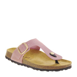 BIO BIO DENKAAPURE Infradito Bio Donna Pelle Rosa  Suola Gomma