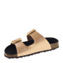 BIO BIO KAROL Sandali Ciabatte Bio Donna Similpelle Oro Rosa  Suola Gomma Light