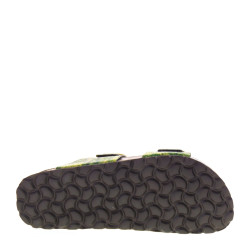 BIO BIO KAROLGABON Sandali Ciabatte Bio Donna Gabon  Similpelle Bosco  Suola Gomma Light