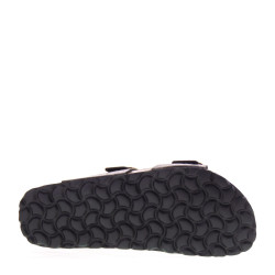 BIO BIO KAROLGABON Sandali Ciabatte Bio Donna Gabon  Similpelle Nero  Suola Gomma Light