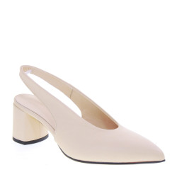 BRERA 4223 Slingback Casual Donna Pelle Phard Tacco Grosso 5Cm Suola Gomma