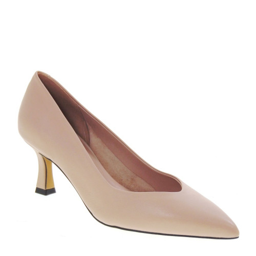 BRERA 4302 Decollete Cerimonia Donna Pelle Rosa Tacco Stiletto 5Cm Suola Gomma