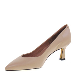 BRERA 4302 Decollete Cerimonia Donna Pelle Rosa Tacco Stiletto 5Cm Suola Gomma