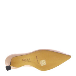 BRERA 4302 Decollete Cerimonia Donna Pelle Rosa Tacco Stiletto 5Cm Suola Gomma