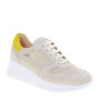 CALLAGHAN 30031 Sneaker Casual Donna Hanna Rafia Beige Tacco Zeppa 5Cm Suola Extralight