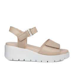 CALLAGHAN 32002 Sandali Sportivi Donna Bera Pelle Rosa Tacco Zeppa 6Cm Suola Extralight CALLAGHAN 32002 Sandali Sportivi Donna Bera Pelle Rosa Tacco Zeppa 6Cm Suola Extralight