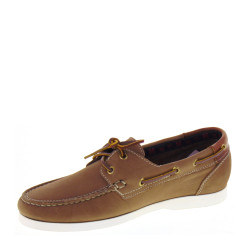 CALLAGHAN 51600 Mocassini Barca Uomo Yate Nubuk Taupe  Suola Gomma