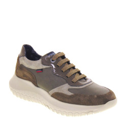 CALLAGHAN 53803 Sneaker Casual Donna Suv Marine Sra Camoscio Pelle Taupe Tacco Zeppa 4Cm Suola Extralight