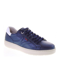 CALLAGHAN 54801 Sneaker Casual Uomo Pint Pelle Blu  Suola Extralight
