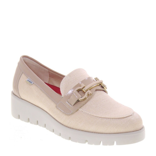 CALLAGHAN 58500 Mocassini Casual Donna Bari Canvas Phard Tacco Zeppa 4Cm Suola Extralight