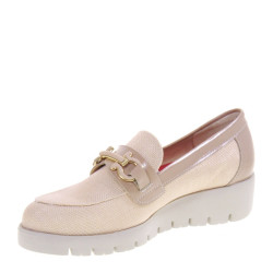 CALLAGHAN 58500 Mocassini Casual Donna Bari Canvas Phard Tacco Zeppa 4Cm Suola Extralight