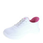 CLIAWALK EASY1 Sneaker Casual Donna Tela Bianco Tacco Zeppa 4Cm Suola Gomma