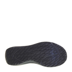 CLIAWALK EASY100 Sneaker Casual Uomo Tela Nero Tacco Zeppa 4Cm Suola Gomma