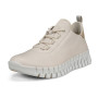 ECCO 218203 Sneaker Casual Donna Gruuv W Pelle Beige  Suola Gomma