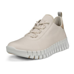 ECCO 218203 Sneaker Casual Donna Gruuv W Pelle Beige  Suola Gomma