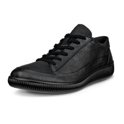 ECCO 537774 Sneaker Casual Uomo Soft Zero M Pelle Nero  Suola Gomma