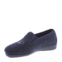 EMANUELA 967 Pantofole Scendiletto Uomo Panno Blu  Suola Gomma