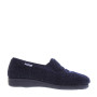 EMANUELA 967 Pantofole Scendiletto Uomo Panno Blu  Suola Gomma