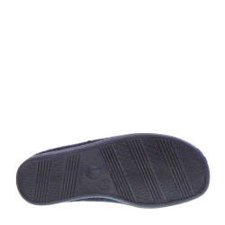 EMANUELA 967 Pantofole Scendiletto Uomo Panno Blu  Suola Gomma