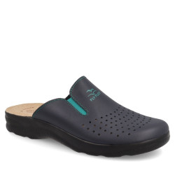 FLY FLOT 82316 Pantofole Scendiletto Uomo Affile Sintetico Blu  Suola Gomma