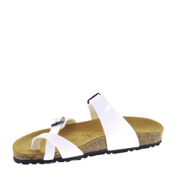 GOLDSTAR GS1895V Infradito Bio Donna Vernice Bianco  Suola Gomma