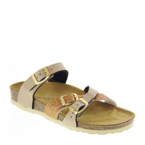 GOLDSTAR GS77981X Sandali Ciabatte Bio Donna Similpelle Sabbia  Suola Gomma