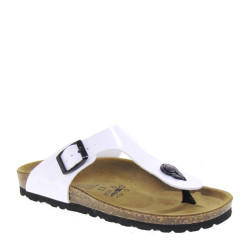 GOLD STAR 1830V Infradito Bio Donna Vernice Bianco  Suola Gomma