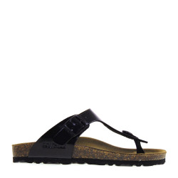 GOLD STAR 1830V Infradito Bio Donna Vernice Nero  Suola Gomma