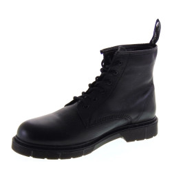 LUXURY LENNY5122 Anfibi Casual Uomo Pelle Nero Tacco Grosso 3Cm Suola Gomma