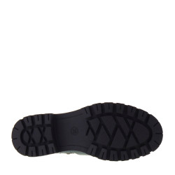 MARCO TOZZI 25813 Stivaletti Moda Donna Pelle Nero Tacco Grosso 4Cm Suola Gomma Gambale Ginocchio