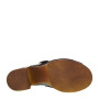 MARIKA MILANO DALILA Sabot Casual Donna Pelle Nero Tacco Grosso 9Cm Suola Poliuretano