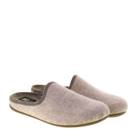 MARPEN SLIPPERS 39ITIN23 Pantofole Casa Camera Uomo Feltro Beige  Suola Gomma