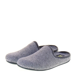 MARPEN SLIPPERS 39ITIN23 Pantofole Casa Camera Uomo Feltro Grigio  Suola Gomma