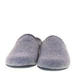 MARPEN SLIPPERS 39ITIN23 Pantofole Casa Camera Uomo Feltro Grigio  Suola Gomma