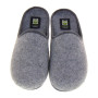 MARPEN SLIPPERS 39ITIN23 Pantofole Casa Camera Uomo Feltro Grigio  Suola Gomma
