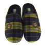 MARPEN SLIPPERS 46ITIN23 Pantofole Casa Camera Uomo Panno Navy  Suola Gomma