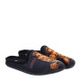 MARPEN SLIPPERS 503IV21 Pantofole Casa Camera Uomo Panno Nero  Suola Gomma