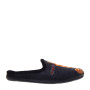 MARPEN SLIPPERS 503IV21 Pantofole Casa Camera Uomo Panno Nero  Suola Gomma