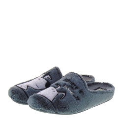 MARPEN SLIPPERS 549IV20 Pantofole Casa Camera Uomo Panno Grigio  Suola Gomma