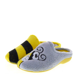 MARPEN SLIPPERS IT30IV22 Pantofole Casa Camera Donna Panno Amarillo  Suola Gomma