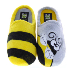 MARPEN SLIPPERS IT30IV22 Pantofole Casa Camera Donna Panno Amarillo  Suola Gomma