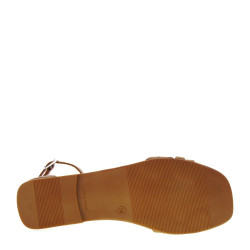 OH MY SANDALS 5153 Sandali Sportivi Donna Pelle Cuoio Tacco Grosso 1Cm Suola Gomma