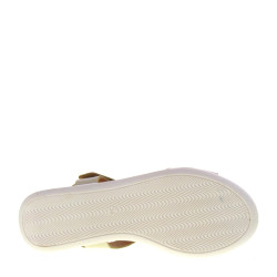 OH MY SANDALS 5183 Sandali Sportivi Donna Pelle Ghiaccio Tacco Zeppa 3Cm Suola Gomma