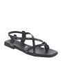OH MY SANDALS 5317 Infradito Quotidiano Donna Pelle Nero Tacco Grosso 1Cm Suola Gomma