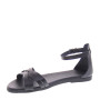 OH MY SANDALS 5318 Sandali Sportivi Donna Pelle Nero  Suola Gomma