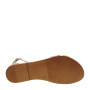 OH MY SANDALS 5318 Sandali Sportivi Donna Pelle Taupe  Suola Gomma