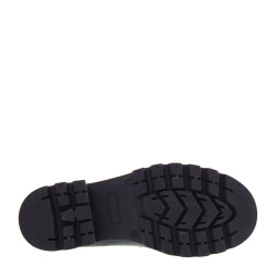 PITILLOS 10103 Mocassini Casual Donna Pelle Nero Tacco Grosso 4Cm Suola Gomma