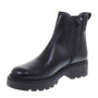 PITILLOS 10105 Stivaletti Casual Donna Pelle Nero Tacco Grosso 4Cm Suola Gomma